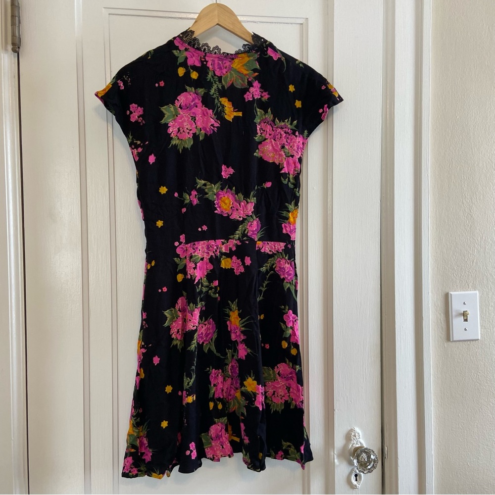 Free People Alora Floral button down mini dress - Picture 7 of 7